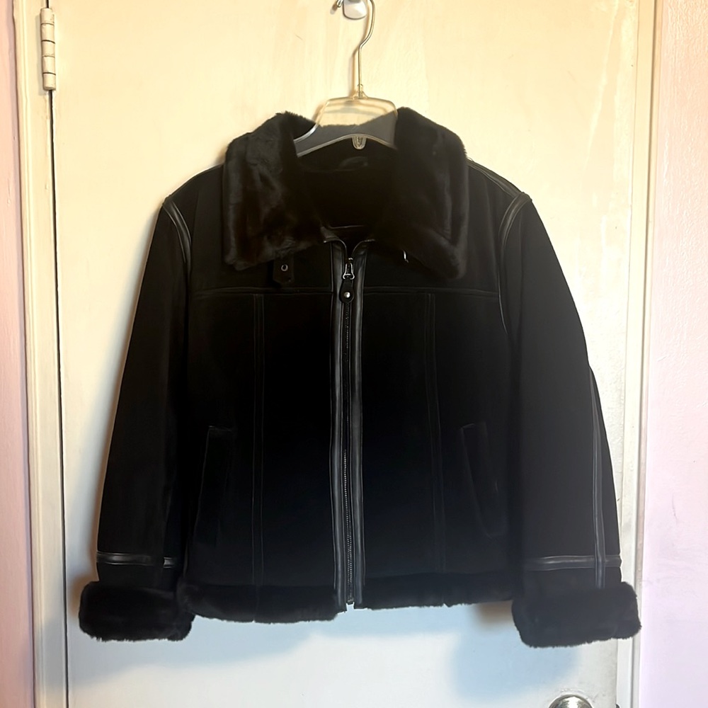 Marcia Collection Suede Leather Jacket Vintage Italy